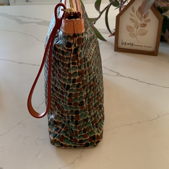 Cavalcanti leather multicolored wristlet/clutch made in Italy. NWOT. - Picture 5 of 12